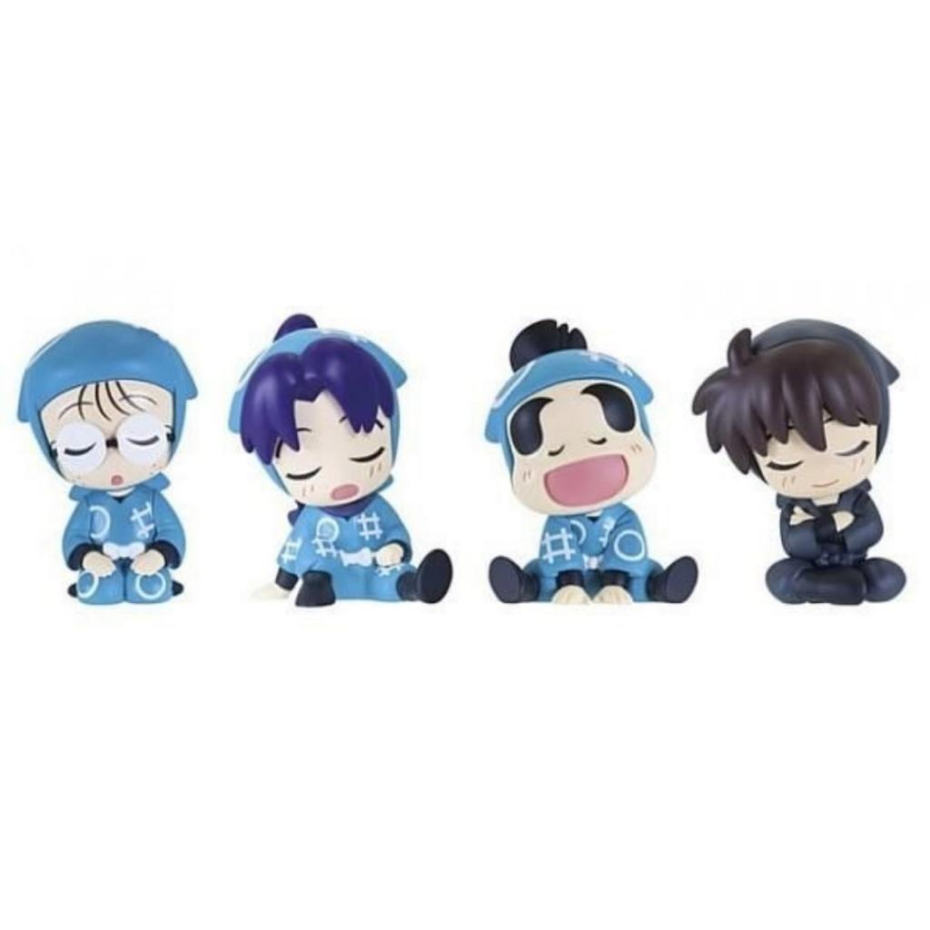 Takara Tomy Arts Shoulder Zun Nintama Rantaro the Dokutake Ninja Strongest Strategist X Complete Set of Gachapon Capsule Toy Fig. Movie Corps'