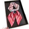 Women S Korean Style Printed Classic Square Scarf For Sun Protection