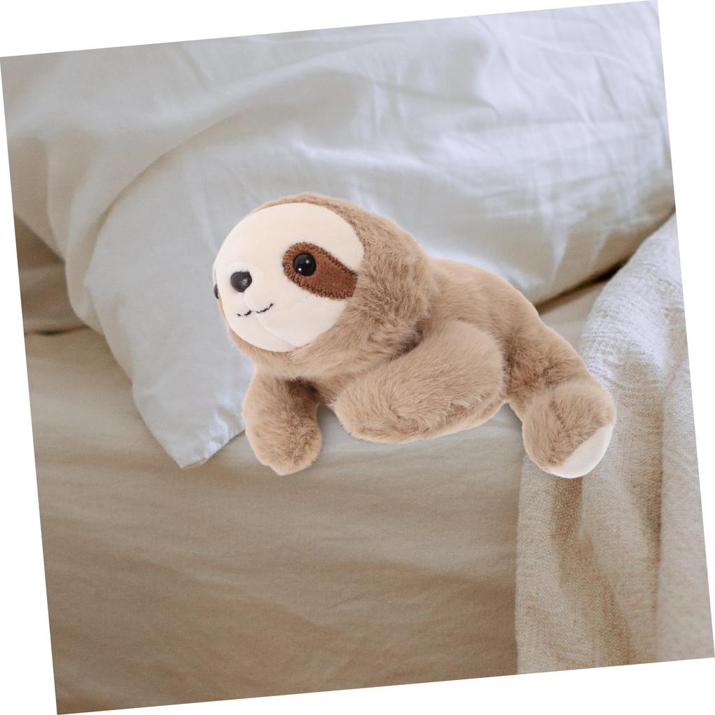 NUOLUX Sloth Plush Toy, Cute and Fluffy, Realistic Sloth Stuffed Animal, Perfect for Bedding, Room Decor, Store Decoration, Birthday Gift