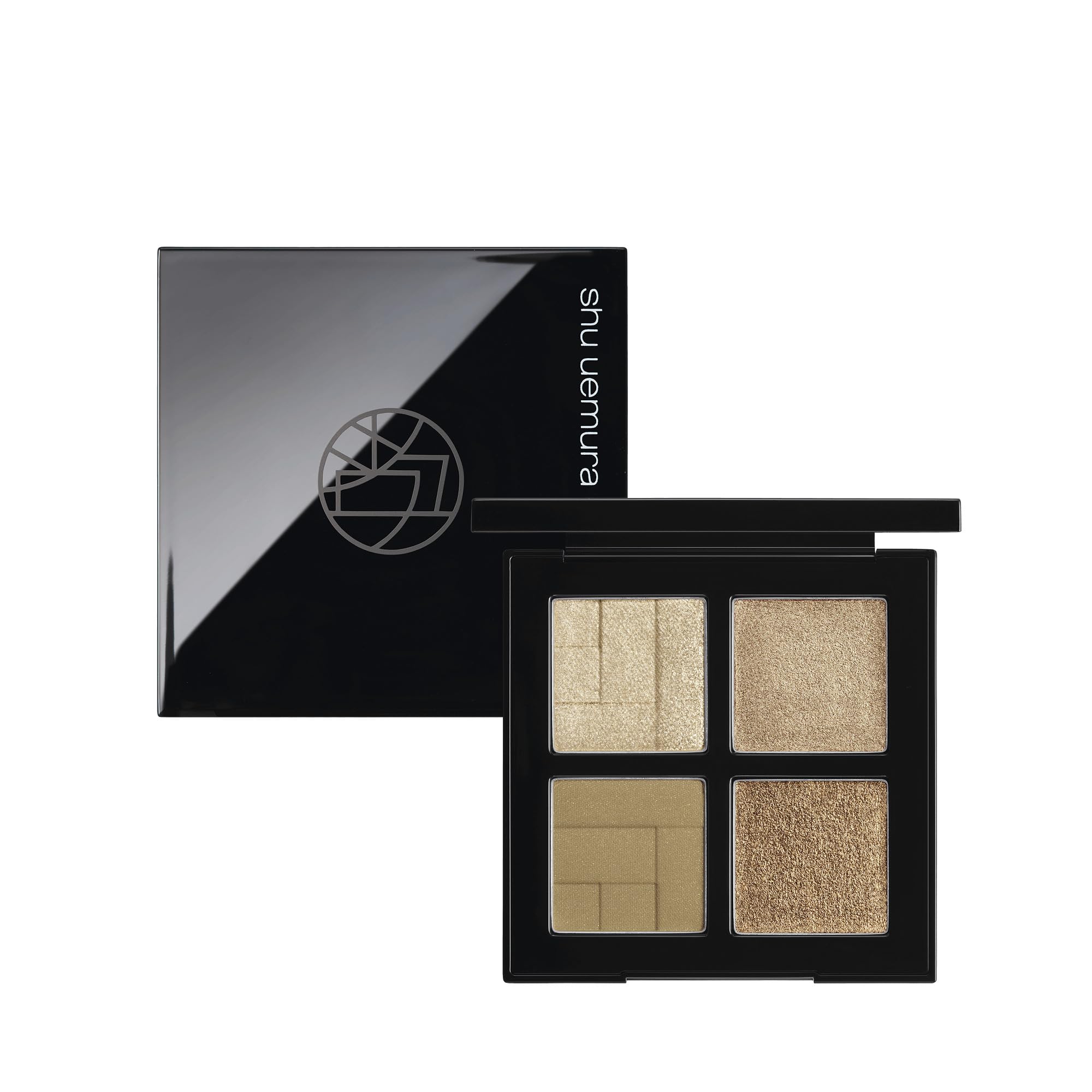 Shu Uemura Ice Sculpt Muted Khaki 6g Eyeshadow Palette suitable for warm eye authentic (Eyeshadow, undertones, makeup, product)