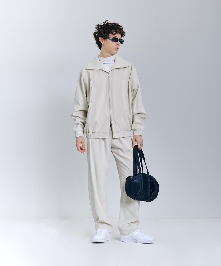 Ironyporno Whiteline 86-Iro255 Curved Blouson Jacket Ivory