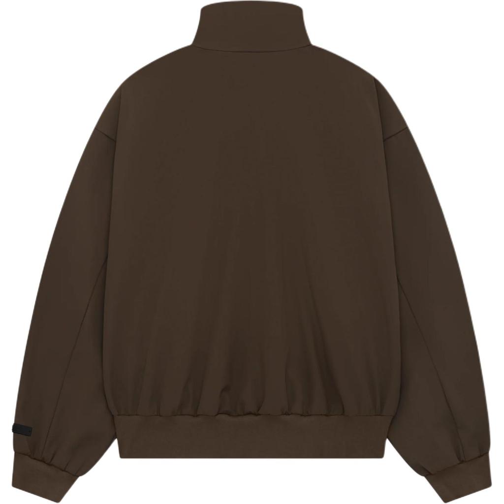 Fear of God Essentials Bonded Nylon Bomber Jacket Brown Men Outerwear 202HO246445F