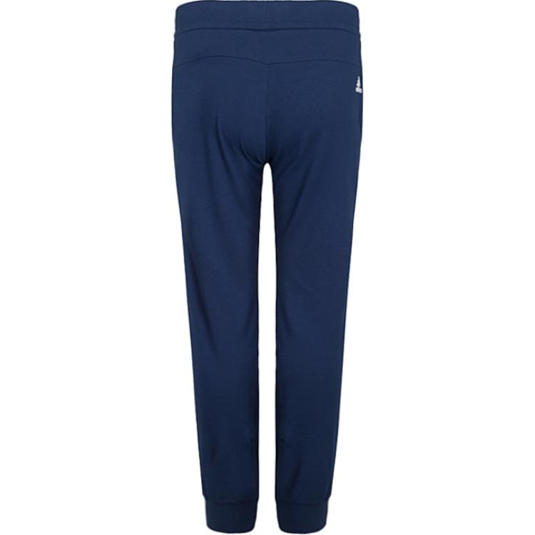 Adidas Comfortable Soft Skin-Friendly Lace-Up Knitted Sports Pants Women Bottoms Blue BK5468