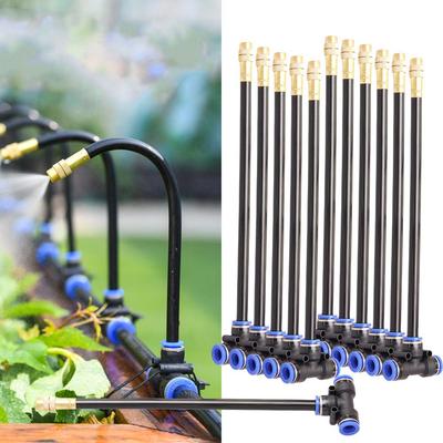 Universal Adjustable Quick-Connect Micro-Spray Nozzle for Watering, Cooling, and Dust Removal