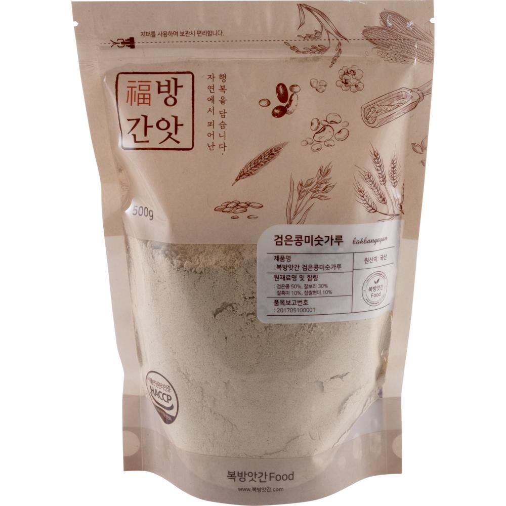 Domestic Misugaru (roasted Grain Powder) 50% Black Bean Meal Replacement Seonsik Additive-free Pure Grain Bokbangatgan 500g 2 | 500g 2 Pcs