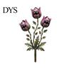 Decorative Garden Stake 2D Sunflowers Stake, Retro Flat Metal Plant Decoration, Carnivorous Outdoor Flower Yard Art for Lawn Bed Planter Creative