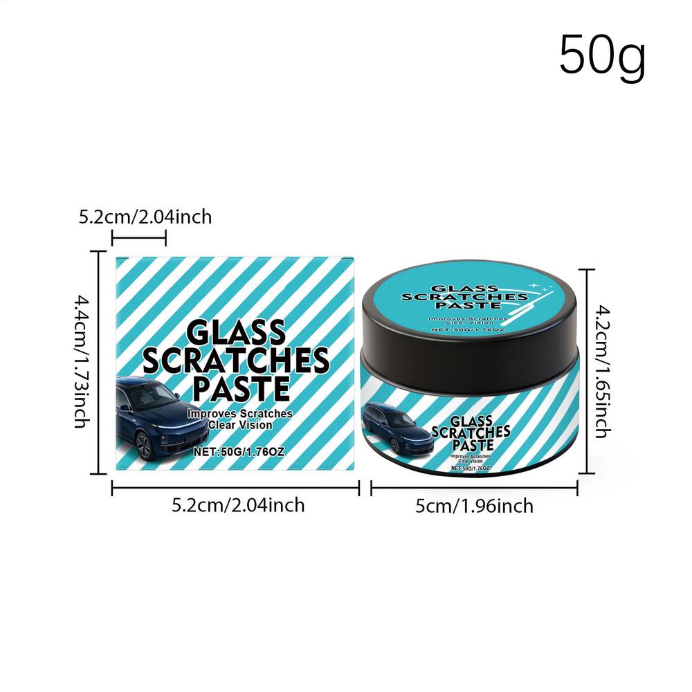 

50g Car Scratch & Swirl Remover Paint Restoration Paste for Glass, Auto Detailing Compound for Exterior Finish Care Polishing