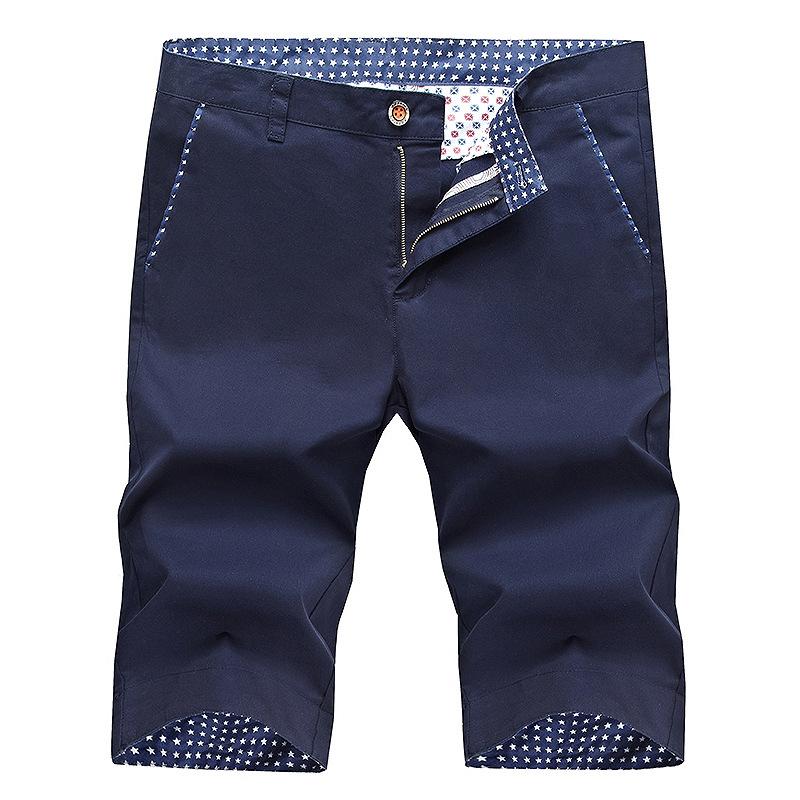 Cropped Pants Men's Summer Korean Version of Slim-fit Breathable Straight-leg Pants Men's Casual Pants