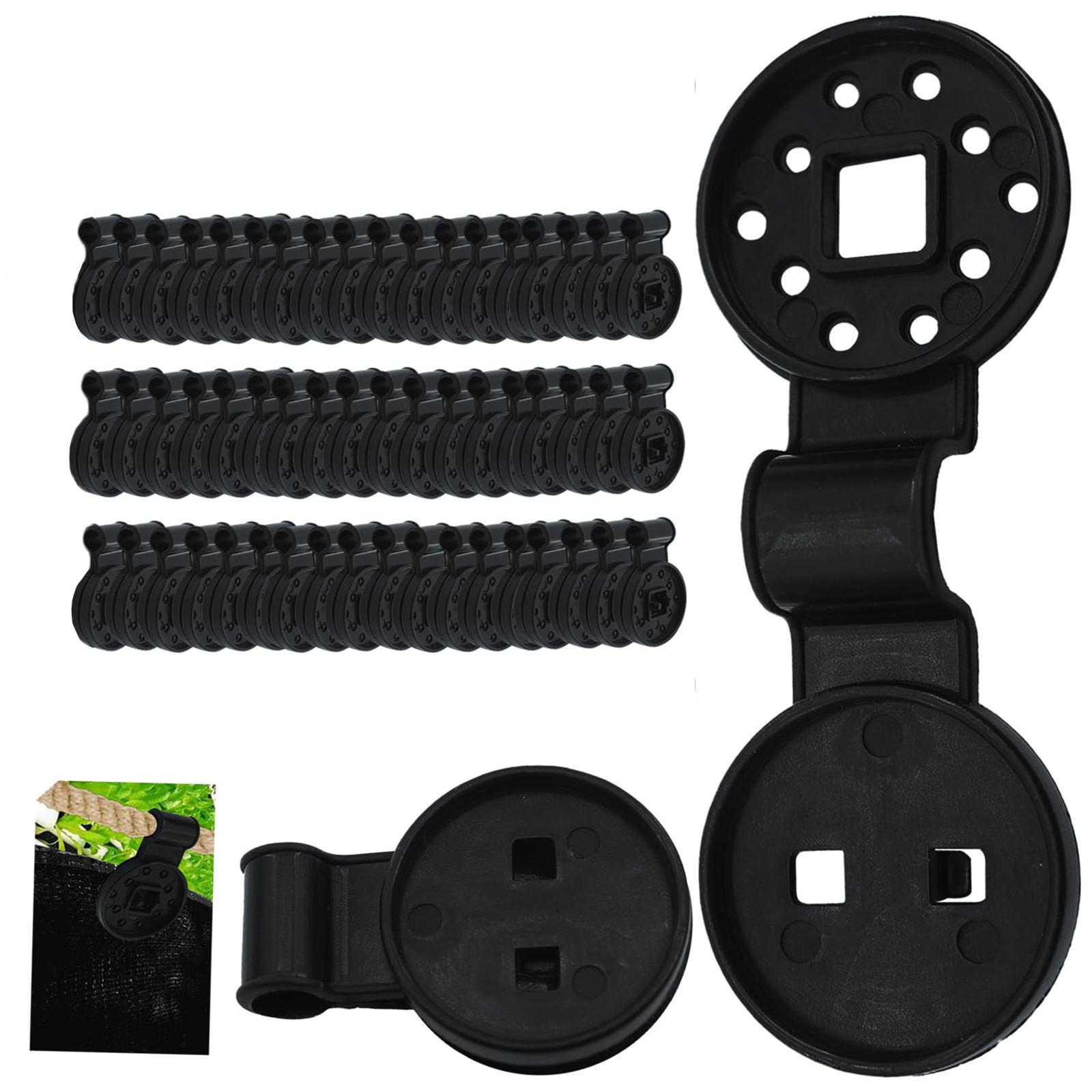 Shade Net Clips for Sun Shade, Outdoor Fixing Clips for Patio Garden Greenhouse One Size