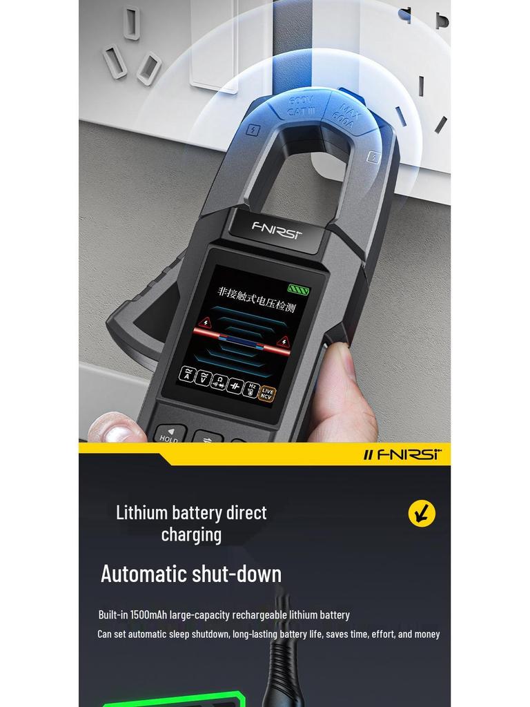 FNIRSI DMC-100 Intelligentes Präzisions-Zangenmultimeter