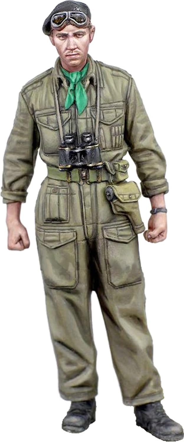 

Alpine Miniatures WWII British Commonwealth Tank Commander Resin Kit AM35328 1/35 (Person)