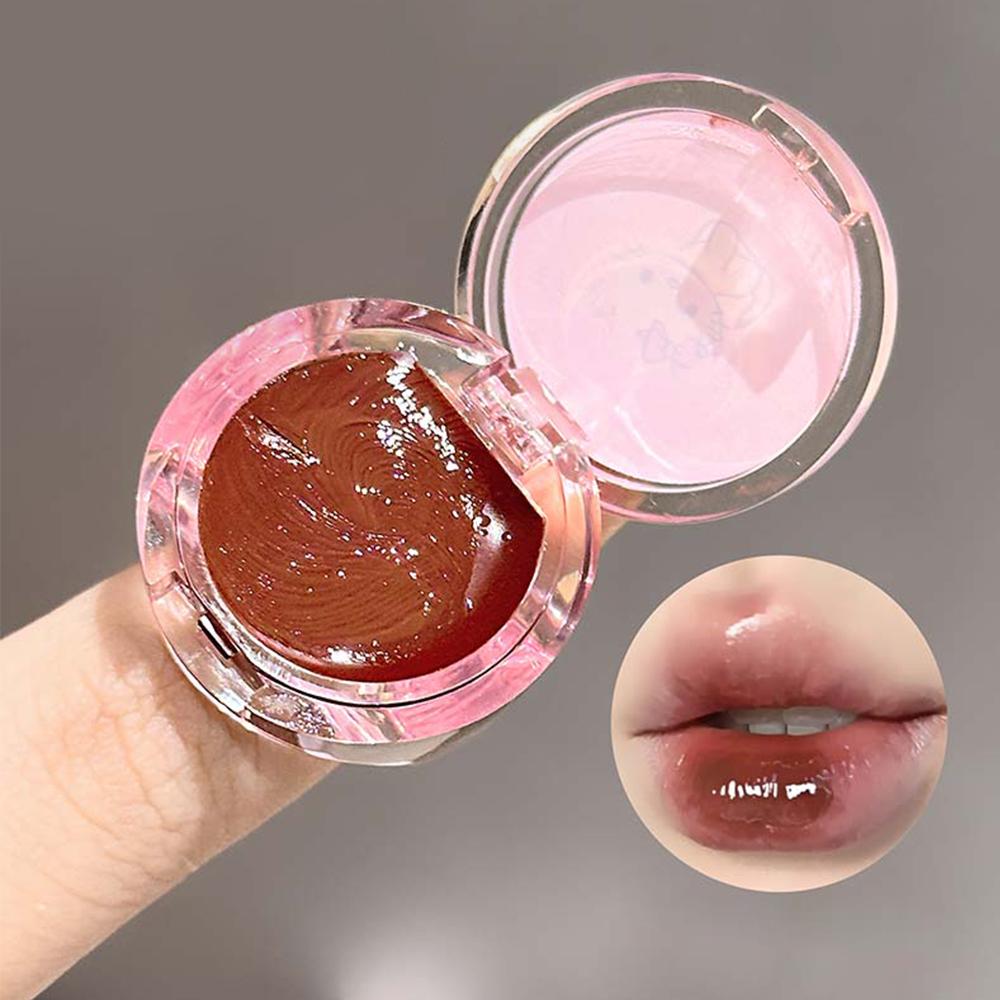 Sweetheart cat ring lip gloss is tender, pseudo-makeup, water gloss lip gloss lipstick