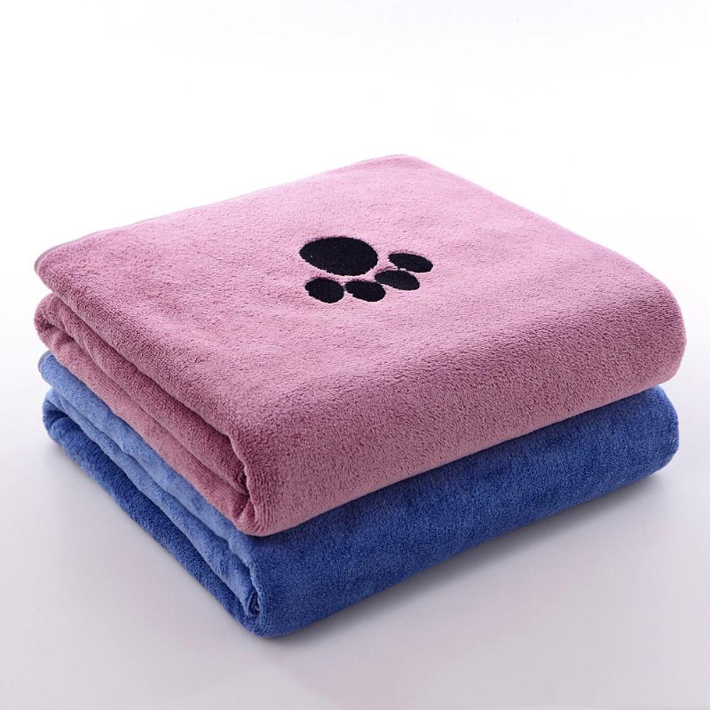 Highly Absorbent Dog Towels Super Soft Pet Cloth Smoothing Pet Grooming Towel  Cat