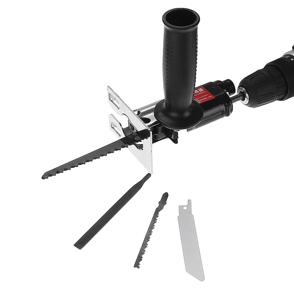 Electric Multifunction  Reciprocating Saw Attachment Change Into Reciprocating Saw Jig Metal File for Wood Metal Cutting New