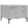 Coffee Table Concrete Gray 50x50x40 cm Wood Based Material