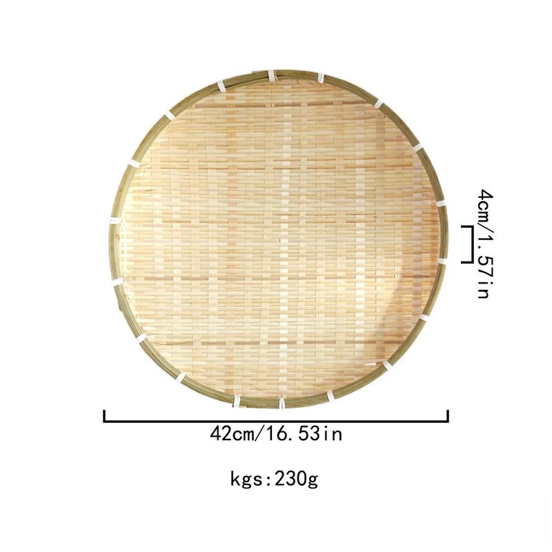 Handwoven Bamboo Food Drying & Storage Baskets