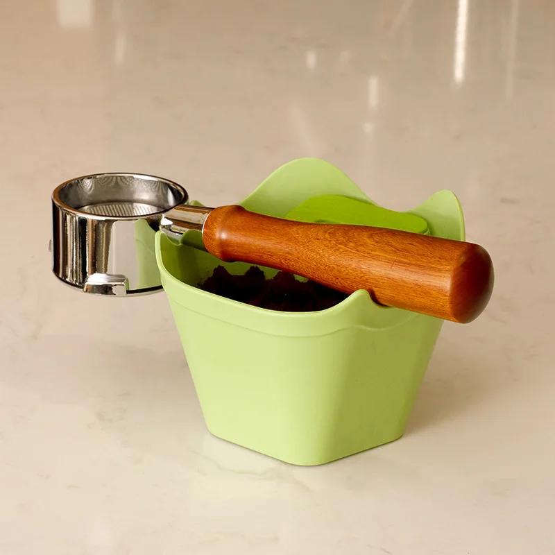 Boîte à Marc de Café Antidérapante Absorbant les Chocs Récipient pour Marc de Café Espresso Déchet Poubelle Seau à Marc de Café Outils de Barista