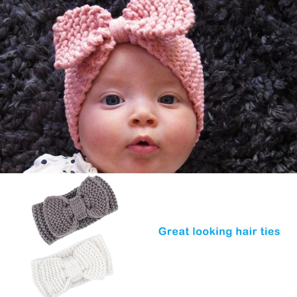 Baby Headband Bowknot Elastic Infant Headwear Party Holiday Festival Newborn Head Band Girls Photography