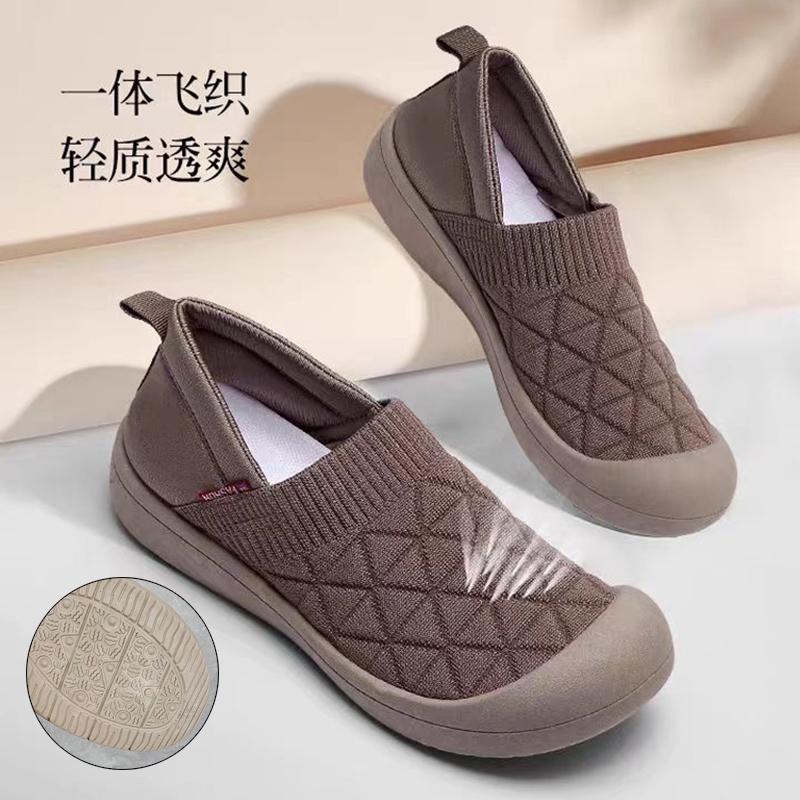 Spring and Autumn new cloth shoes single shoes medium casual canvas shoes cotton mop soft sole
