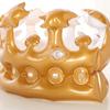 Gold Five-Pointed Star Inflatable Crown Hat for Birthdays and Parties