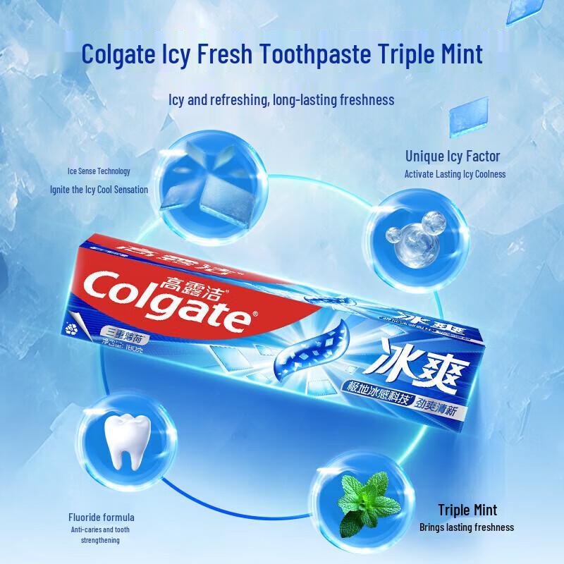 Colgate Triple Mint Icy Fresh Toothpaste