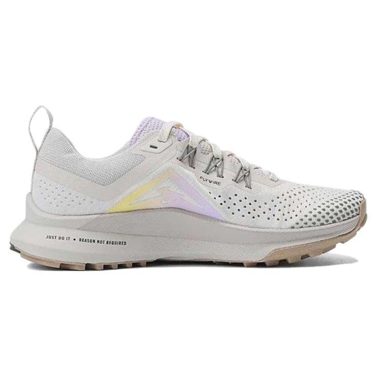 Nike Pegasus Trail 4 React Bequeme Trendige Langlebige Ausgewogene Low-Top Laufschuhe Damen Sneaker Weiß Lila FZ5060-095