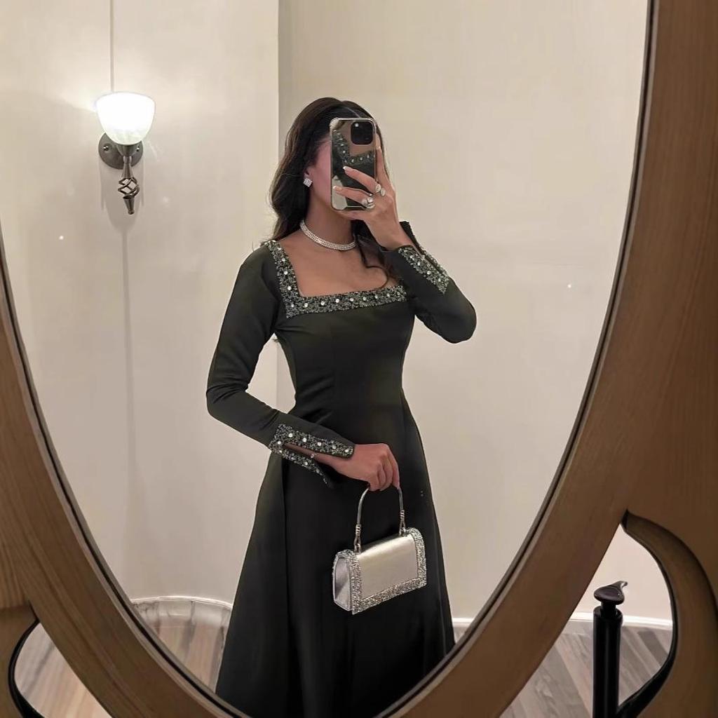 2024 Autumn Middle East Evening Party Dress: European & American Style