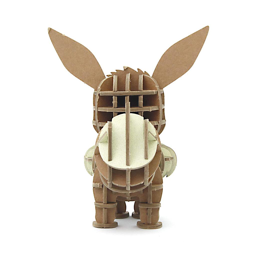 Si-gu-mi PLUS Pokémon Eevee - 3D Paper Puzzle DIY Craft Kit for Kids and Adults - Educational Toy for Boys and Girls - 3D Artwork and a Great Gift