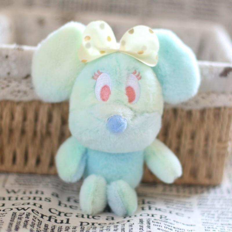 Adorable Cute Mouse Plush Toy Doll With Keychain Soft Short Plush Stuffed Animal