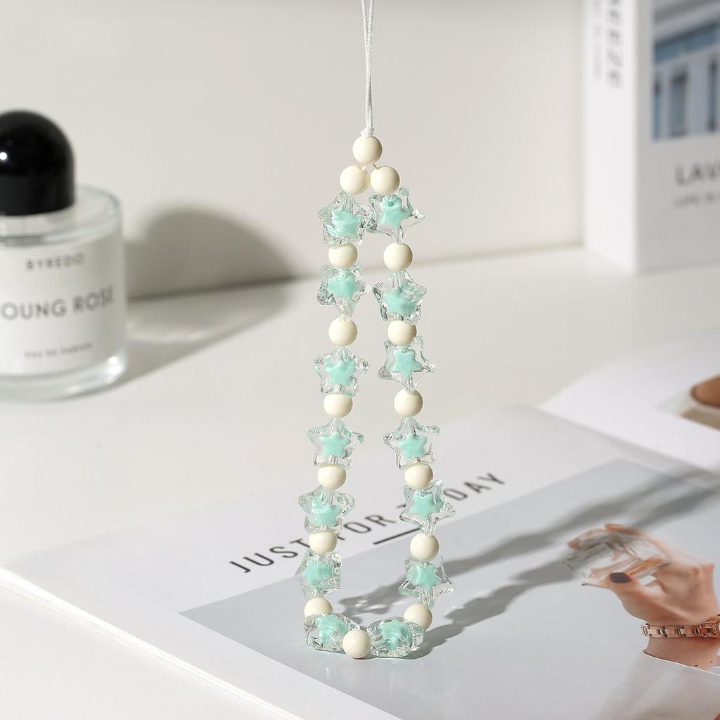 Stylish Floral Pearl Beaded Phone Lanyard for Women – Light Luxury, High-End Feel, Anti-Lost Chain