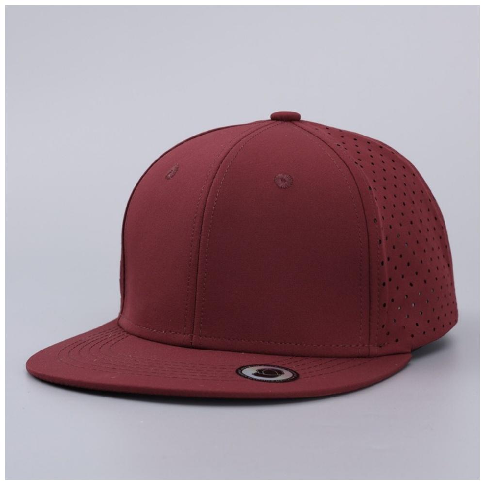 Custom Fitted Hat Fully-enclosed Stretchy Solid-color Hiphop Flat-brim Cap Lightweight Breathable With Printing Embroidery Logo