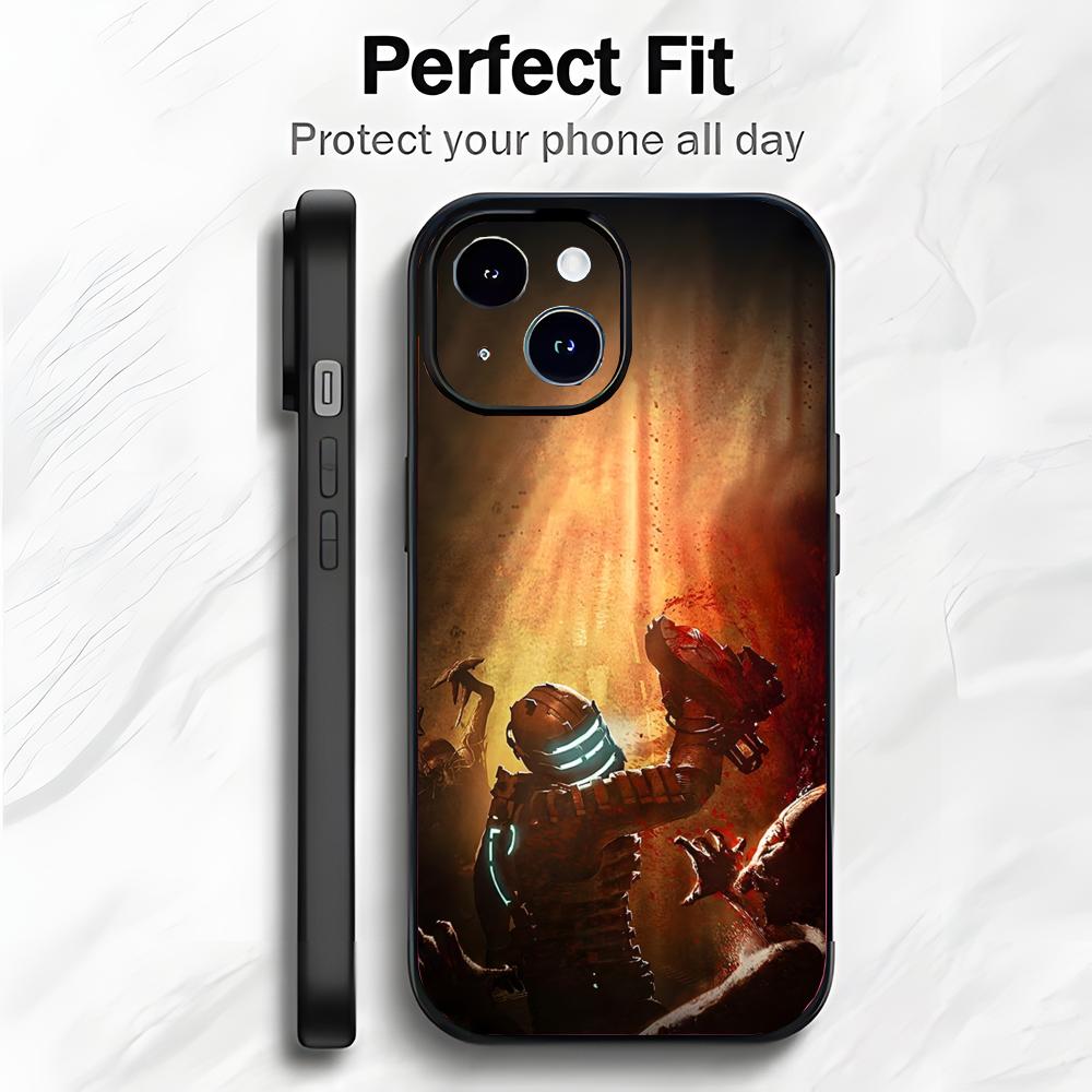 Scary Horror Game D-Dead Space Phone Case Phone Case Soft Packaging Lightweight For iPhone17 16 15 14 13ProMax