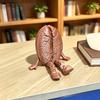 Figura de Xícara de Café Articulada Impressa em 3D, Estátua de Mesa com Articulação Móvel, Adorno Fofo de Grão de Café, Decoração Criativa para Escritório e Casa, Presente de Aniversário Divertido