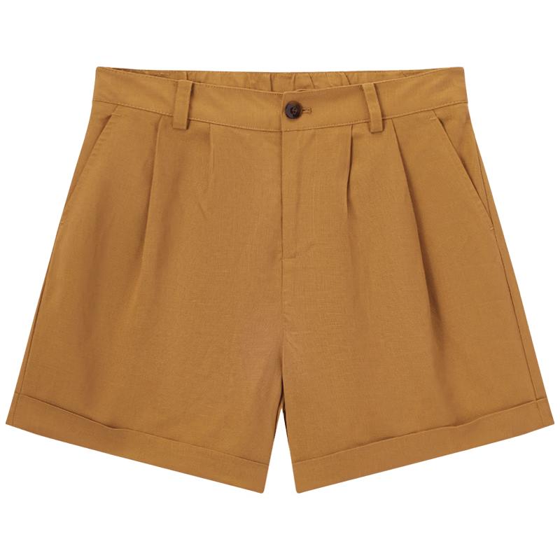 EICHITOO Tencel Linen Blend Casual Shorts L