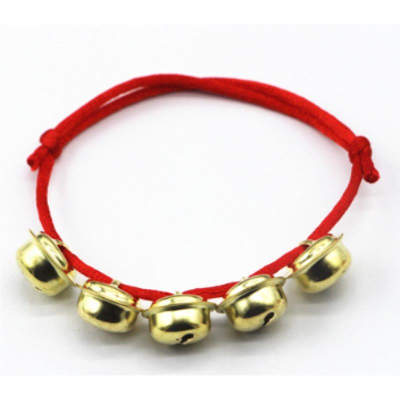 

Классический набор регулируемых браслетов - Металлические рождественские колокольчики для праздничных наполнителей чулка, забавные подарки и наполнители подарочных пакетов