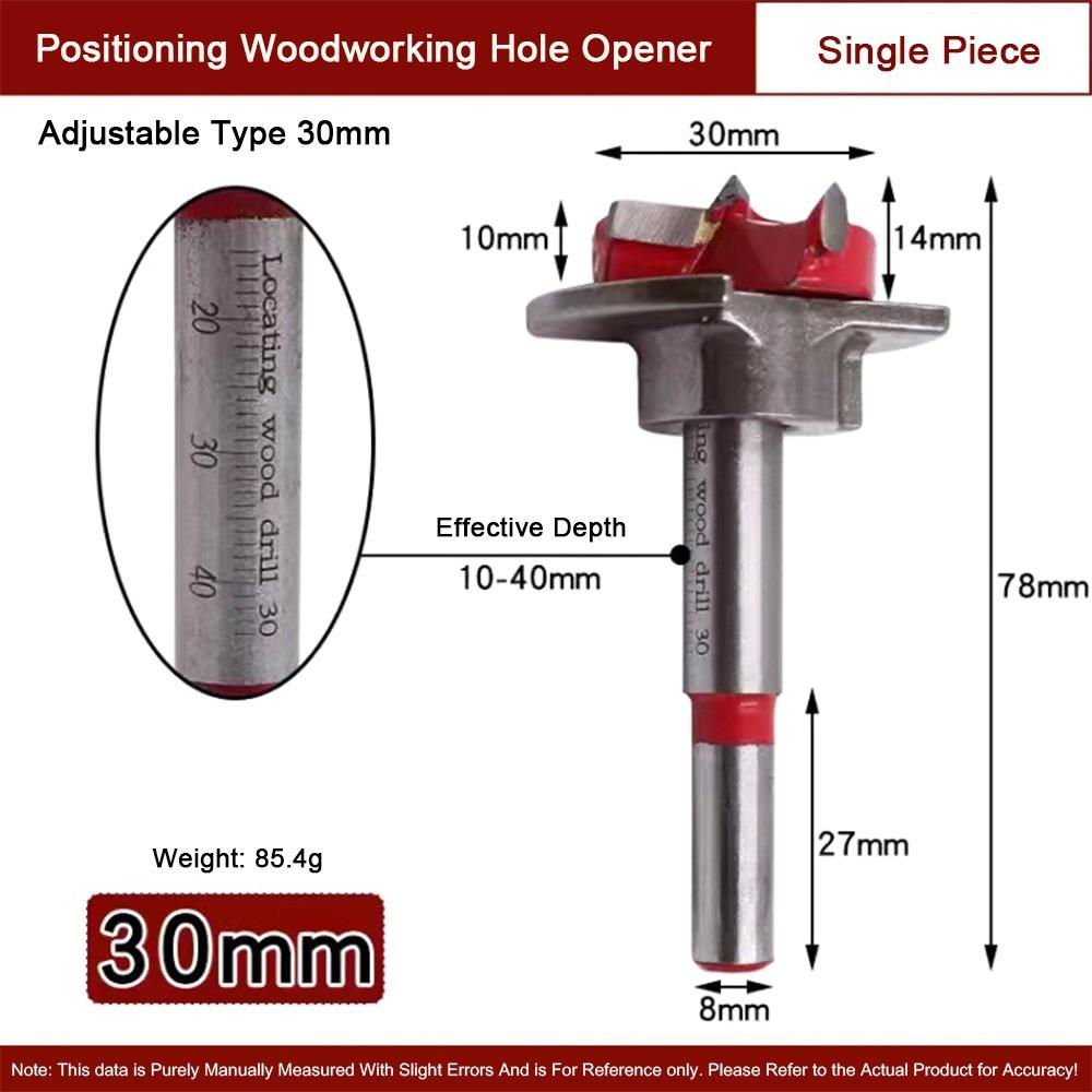 1Pcs Positioning Hinge Hole Saw Adjustable Drill Bits Tipped Drilling Tool Power Tool Accessory