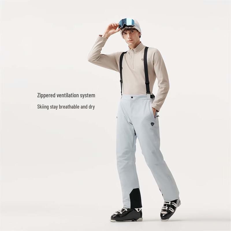 Tanboer Unisex Goose Down Bib Ski Pants