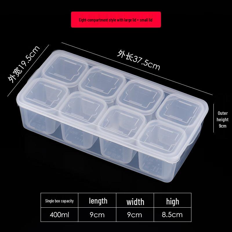 Multi-Compartment Food Sample Storage Box