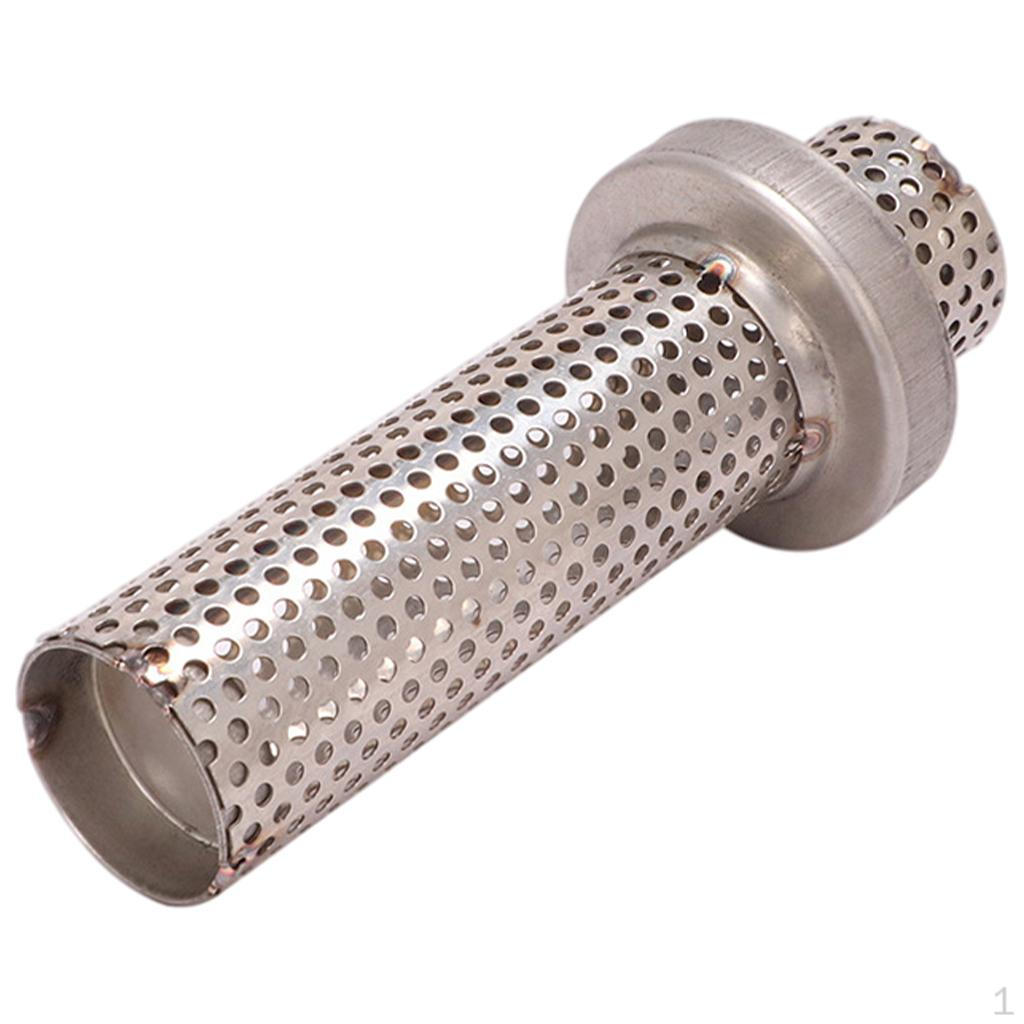 51mm/60mm Exhaust Mufeler Stainless Steel Noise Sound Suppressor