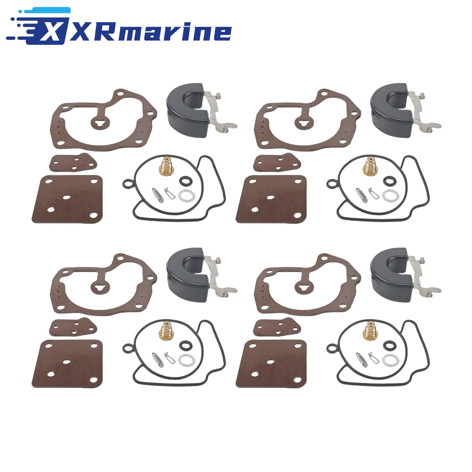 

437327 Carburetor Repair Kit for Johnson Evinrude V4 120-140 HP 439079 439078 V6 200-250 HP 0437327 Outboard 18-7248 18-7247 4 Pcs 437327