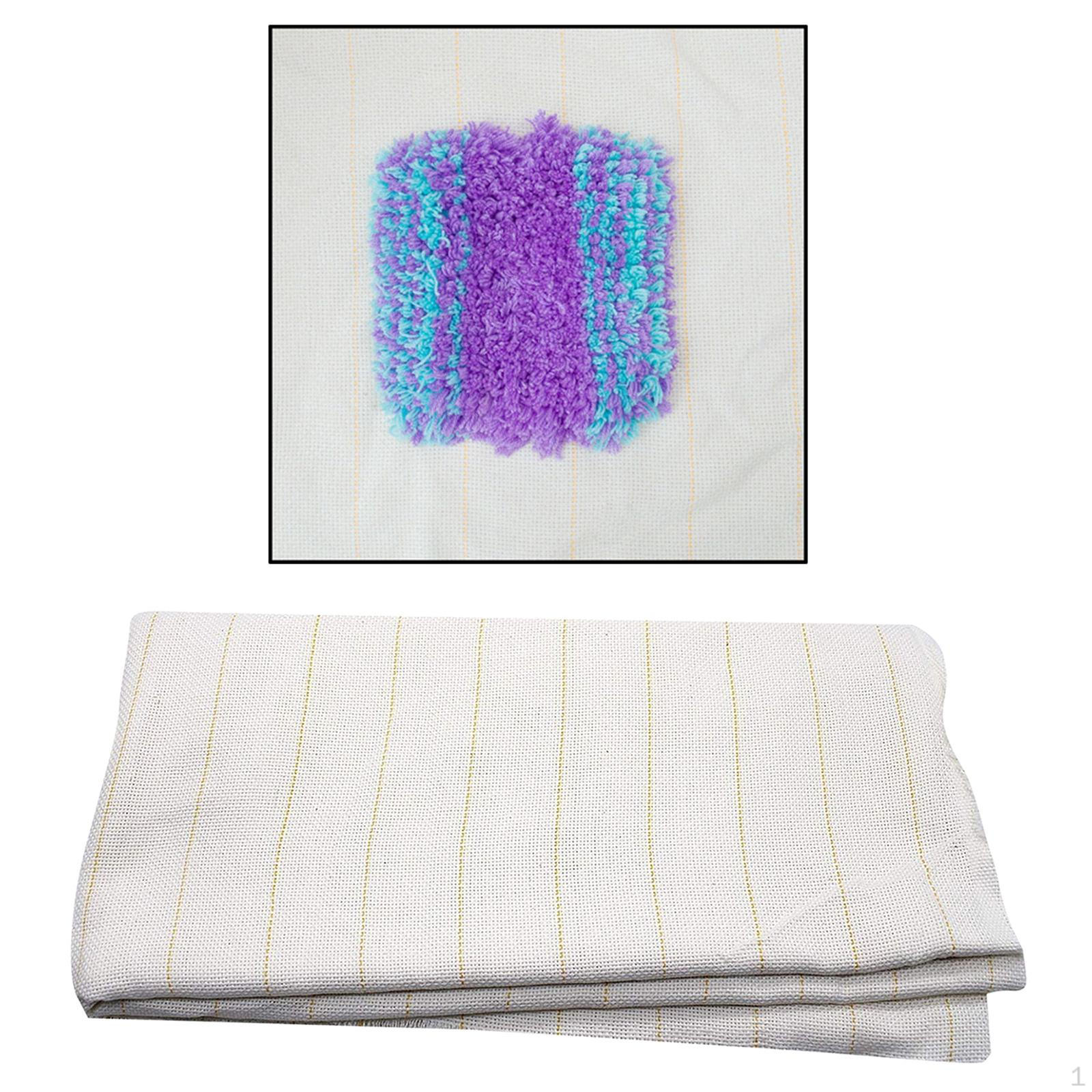 

Cloth Backing Fabric for , Punch Needle Rug Suit Handwork Yellow Wire 1x1.5m