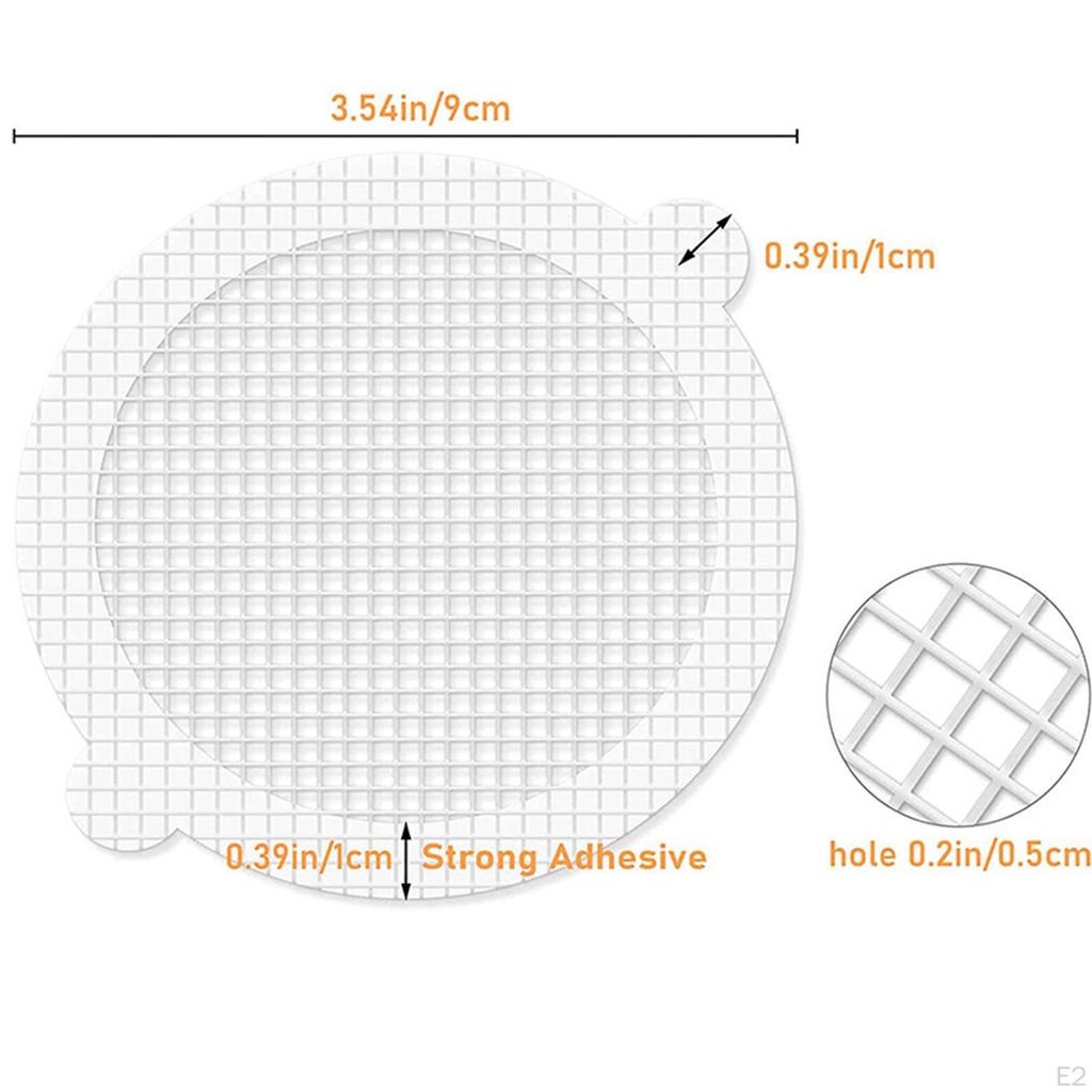 30 Pack Floor Sink Filters, Mesh Filters Sticker, Sticker
