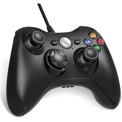 Провідний контролер Xbox 360, ігровий джойстик із дротовим USB-геймпадом, із подвійною вібрацією, ідеально підходить для Windows7/8/10/ПК/Xbox 360