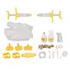 Disc Brake Bleed Kit Durable Plastic Easy Operation Box Packed Stable Oil Bike Bleed Kit for Repair Oiling