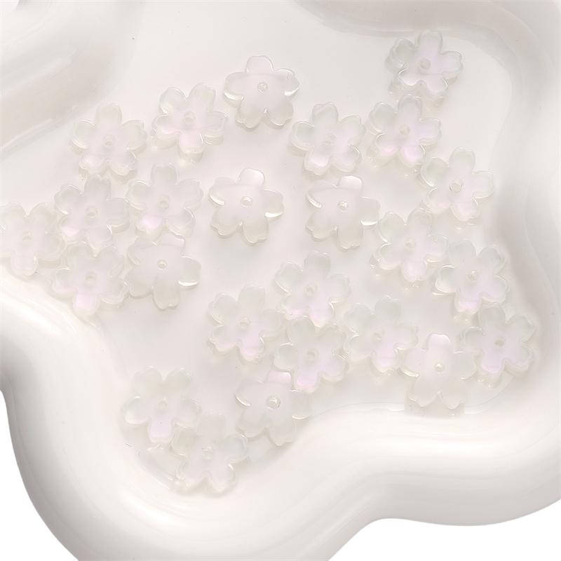 

10шт хрустальные бусины цветок свободные бусины-разделители для изготовления ювелирных изделий DIY браслет ожерелье 15mm чистый