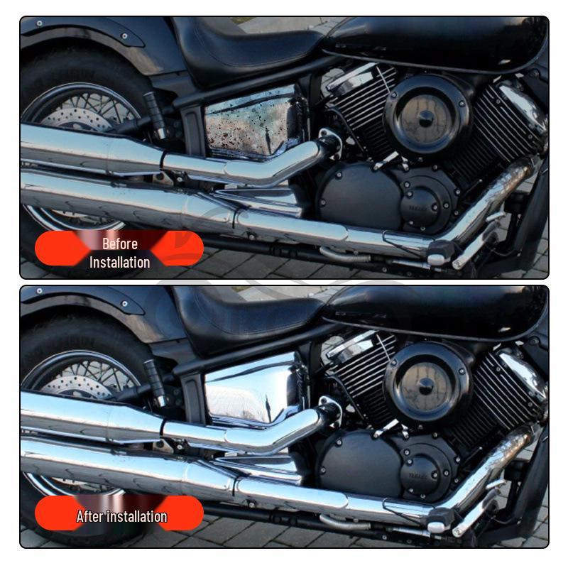VSTAR XVS Racing Star 1100 Electroplated Battery Side Cover Protector.