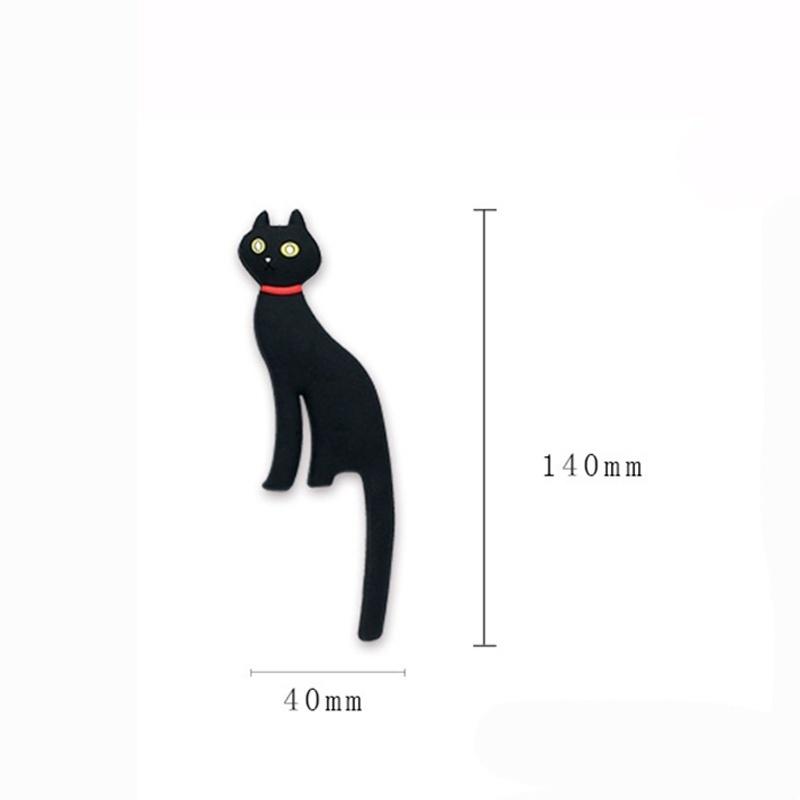 1 Stück Kreativer Magnet Niedliche Katze Wandmontage Schlüsselhaken Magnetischer Schlüsselhalter Magnetisches Regal Haken Kleiderbügel Kühl