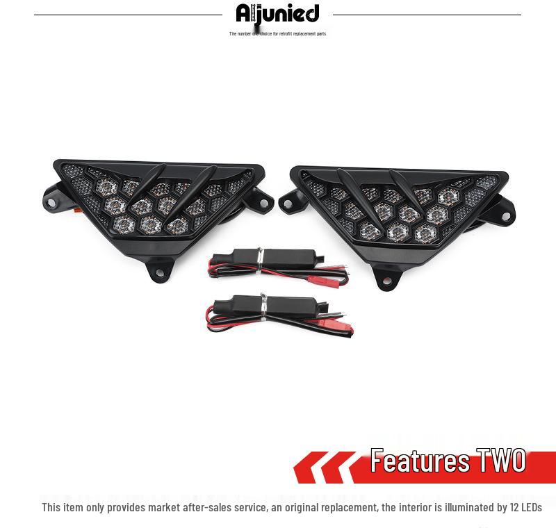 Kawasaki Ninja 400/650 ZX-6R LED Turn Signals - Honeycomb Design Motorcycle Accessories