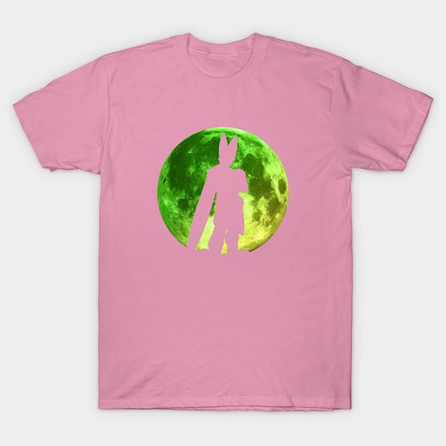 T-Shirt Damen Anime Mond Inspiriertes Shirt Harajuku Print Kawaii T-Shirt Sommer Kurzarm Damen T-Shirt Top Tee