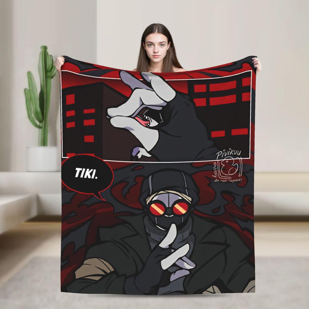 MADNESS COMBAT Warm Soft Blankets Decorative Plush Throw Blanket Fashion Couch Chair Flannel Bedspread Sofa Bed Cover